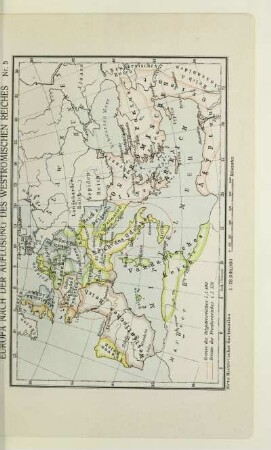 Europa nach der Auflösung des weströmischen Reiches