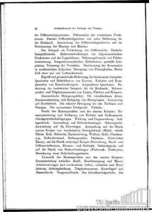 I. Mathematik und Mechanik