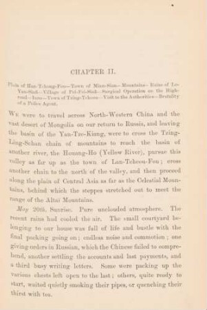 Chapter II. Plain of Han-Tchong-Fou ...