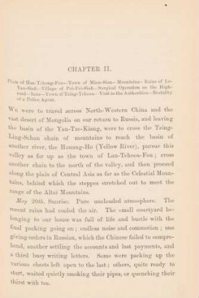Chapter II. Plain of Han-Tchong-Fou ...