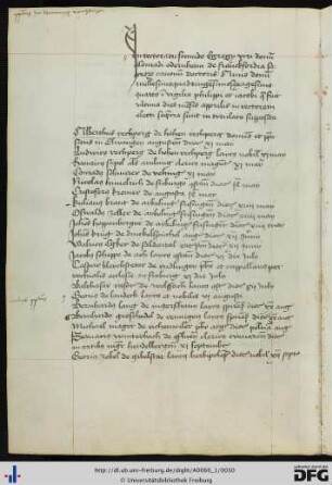 [fol. 14] Rektorat Konrad Odernheim 1464