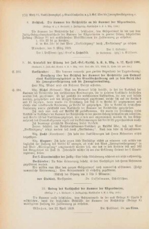10. Antrag des Ausschusses der Kammer der Abgeordneten