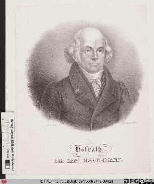 Bildnis Samuel (Christian Friedrich) Hahnemann
