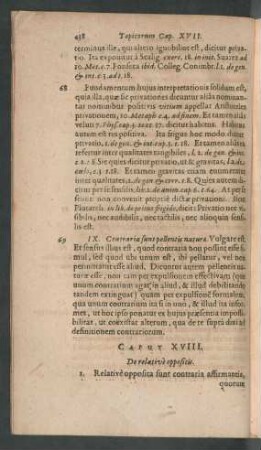 Caput XVIII. De relative oppositis.