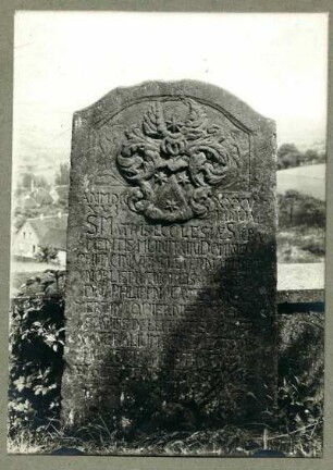 Friedhof. Grabstein 1735