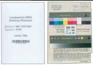 Entnazifizierung Otto Loock , geb. 19.02.1905 (Polizeibeamter)