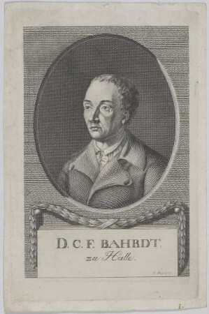 Bildnis des C. F. Bahrdt