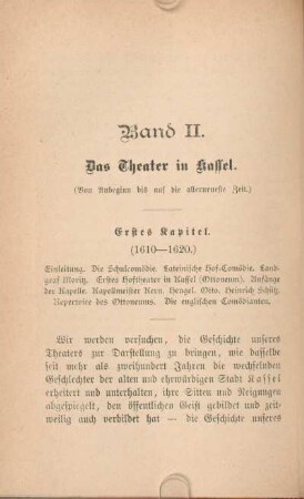 Erstes Kapitel. (1610-1620.)