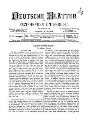 Luthers Persönlichkeit