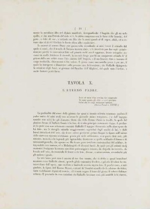 Tavola X. L'Eterno Padre