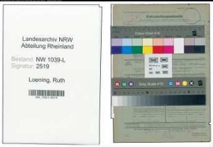 Entnazifizierung Ruth Loening , geb. 31.08.1908 ()