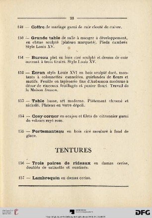Tentures (Nr. 156-157)