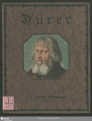Dürer : neun farbige Wiedergaben seiner Hauptwerke