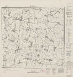 5068 (alte Nr.: 2955) Rothbach, Meßtischblatt (4 cm - Karte)