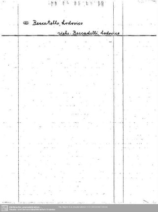 Beccatello, Lodovico