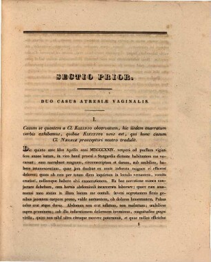 Diss. inaug. med. de atresia vaginae, adiectis duobus casibus atresiae vaginalis, et analysi chemica sanguinis menstrui ex atresia vaginae retenti