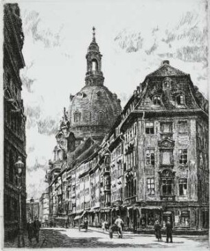 Die Rampische Straße in Dresden