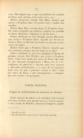 Parte segunda