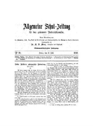 Ueber Milton's pädagogische Bedeutung : (Fortsetzung)