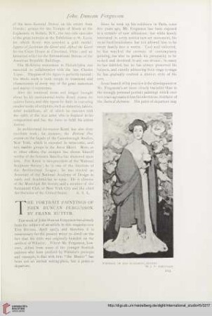 The portrait paintings of John Duncan Fergusson