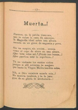 Muerta...!