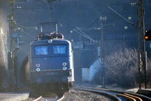 Stuttgart Feuerbach Pragtunnel Nordportal Ferngleis Lok 110 250