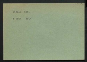 Schill, Karl