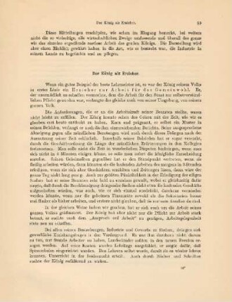 Der König als Erzieher