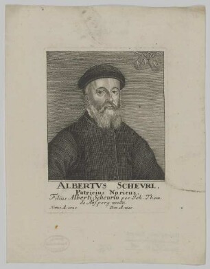 Bildnis des Albertvs Schevrl