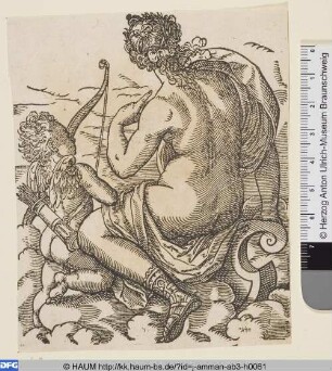 Venus und Amor, von hinten gesehen