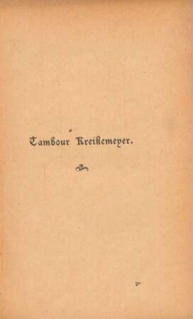 Tambour Kreikemeyer