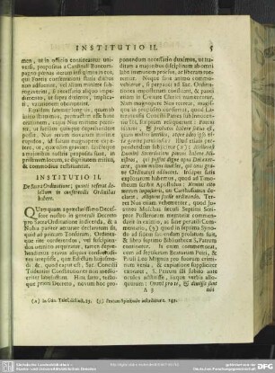 Institutio II. De Sacra Ordinatione; quanti referat delectum in conferendis Ordinibus habere