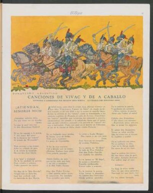 Canciones de vivac y de a caballo : Romancero argentino