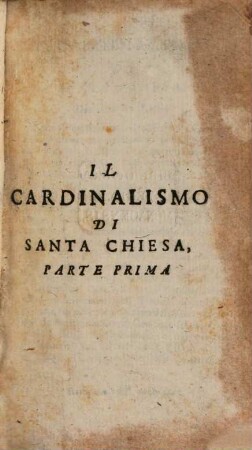 Il cardinalismo di santa chiesa, 1