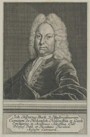Bildnis des Joh. Jodocus Beck