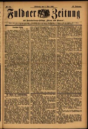Ausgabe vom Mittwoch, den 06. Mai 1896.