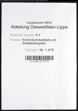 Kirchenbuchduplikat der evangelisch-lutherischen Gemeinde Hemer (GHT 1871-1872). (Gemeinde: Hemer, evangelisch-lutherische Gemeinde)