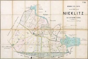 N° III; Brouillon von der Hoffeldmark Nieklitz. D.A. Zarrentin
