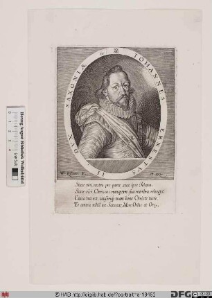 Bildnis Johann Ernst II., Herzog zu Sachsen-Eisenach (reg. 1596-1638)