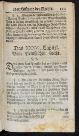 Das XXXVI. Capitel. - Das XLI. Capitel.
