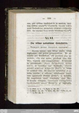 XLVI. De vitae aeternae desiderio. Semper mens respice sursum!