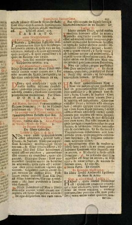 223-237, Dominica in Sexagiseima...