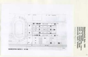 Bildungszentrum (Diplomarbeit bei Kurt Dübbers): Bildungszentrum Baustufe 3, Lageplan 1:500