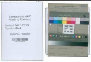 Entnazifizierung Friedrich Buehner , geb. 09.02.1894 (Syndikus)