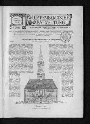 Die neue evangelische Garnisonskirche in Ludwigsburg
