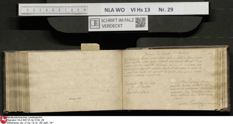 Stammbuch des Gottfried Crusius (Cruse) aus Stendal