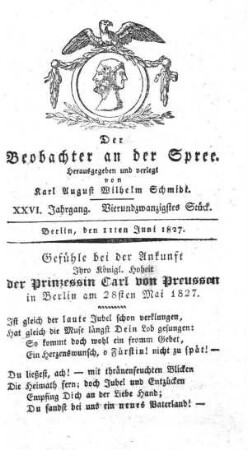 24. Stueck, 11. Juni 1827