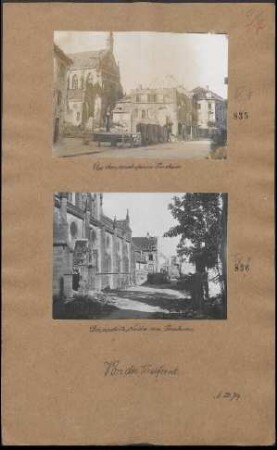 Aus dem zerschossenen Sennheim
