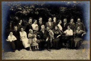 Goldene Hochzeit von Johanna und Theodor Schuhmann am 6.8.1913