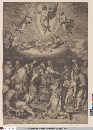 [Die Verklärung Jesu am Berg Tabor; The Transfiguration at Mount Thabor; Mt. 17,1-13]